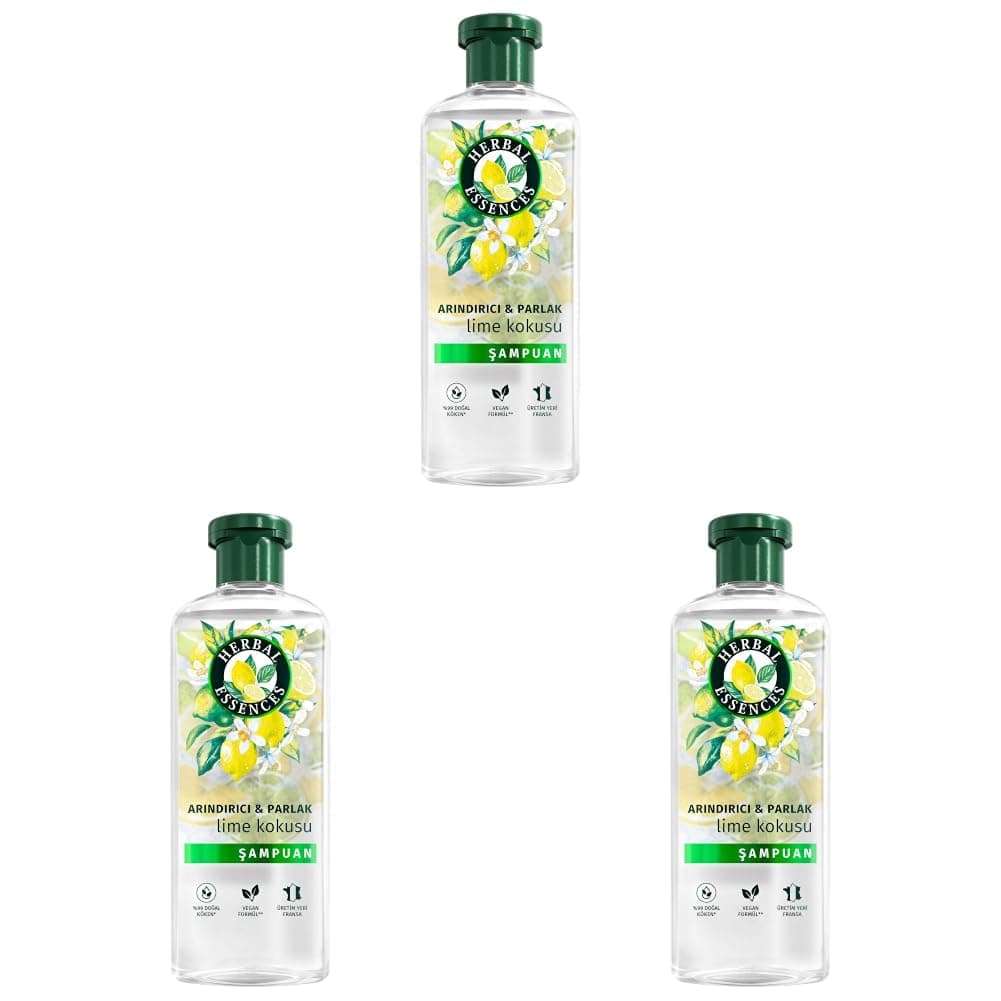 Herbal Essences Arındırıcı ve Parlatıcı Şampuan 350 ml (3 paketi)