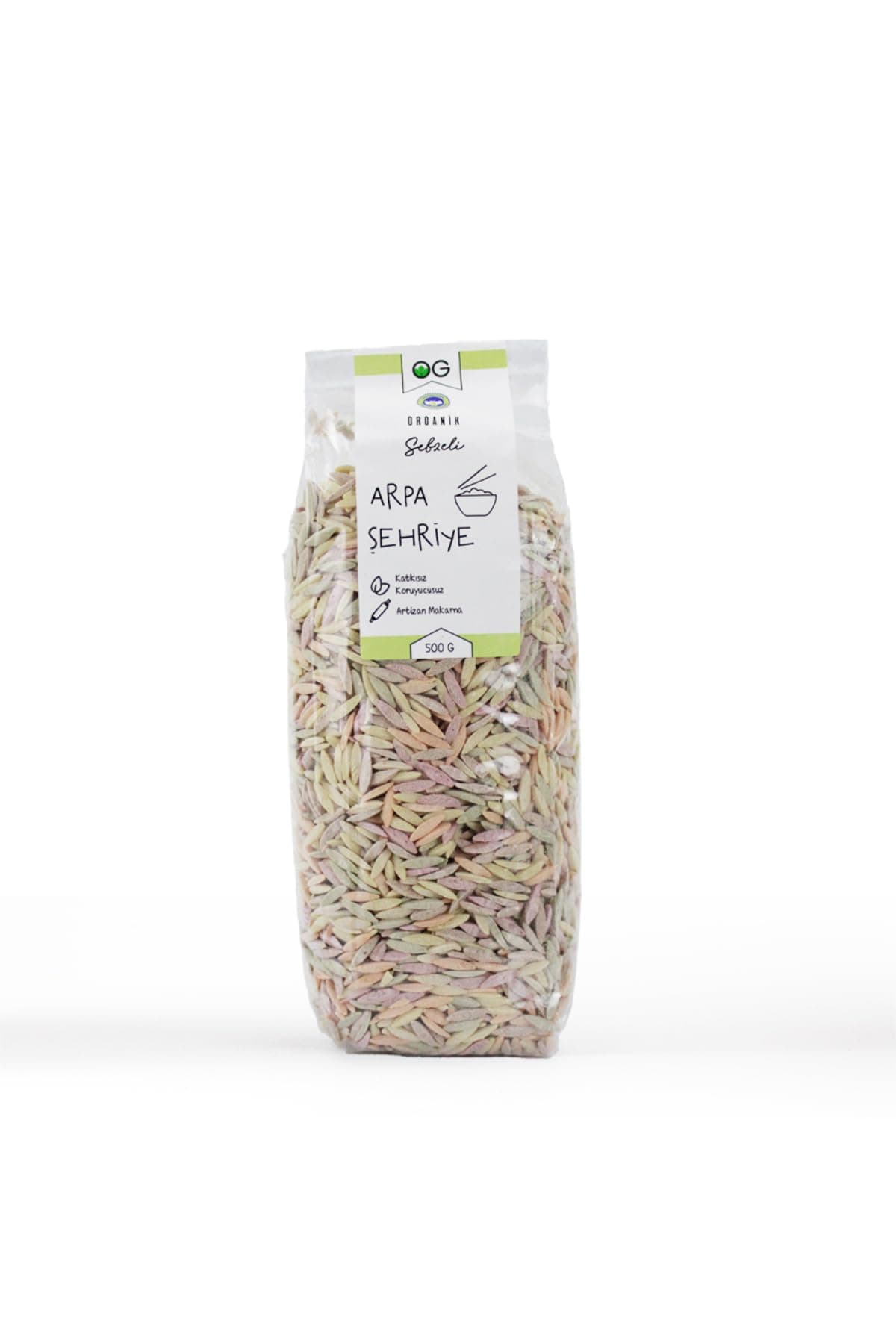 OG Organik Sebzeli Artizan Arpa Şehriye 500 gr