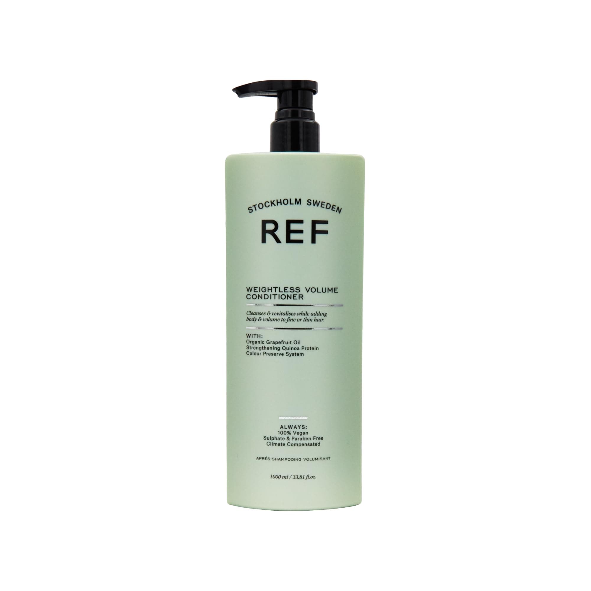 REF Stockholm Weightless Volume Conditioner 1000 Ml Tüm Saç Tipleri için Hacimlendirici Bakım Kremi
