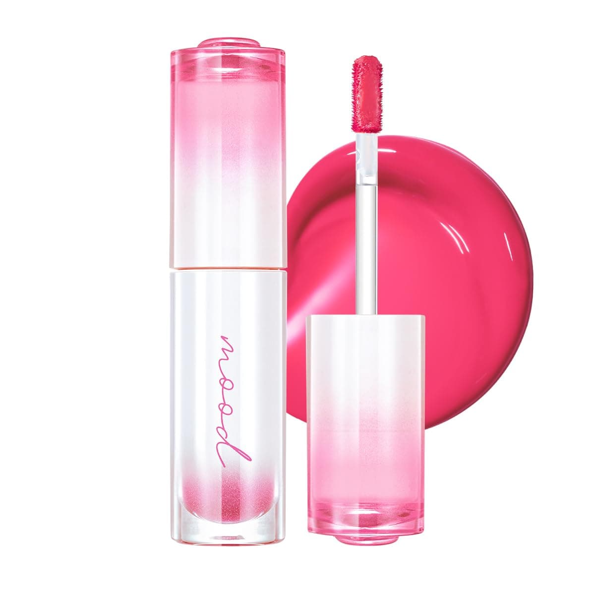 PERIPERA Kalıcı, Pigmentli, Parlak Bitişli Tint Ink Mood Glowy Tint 25 Hot Strawberry (Soda Cafe)