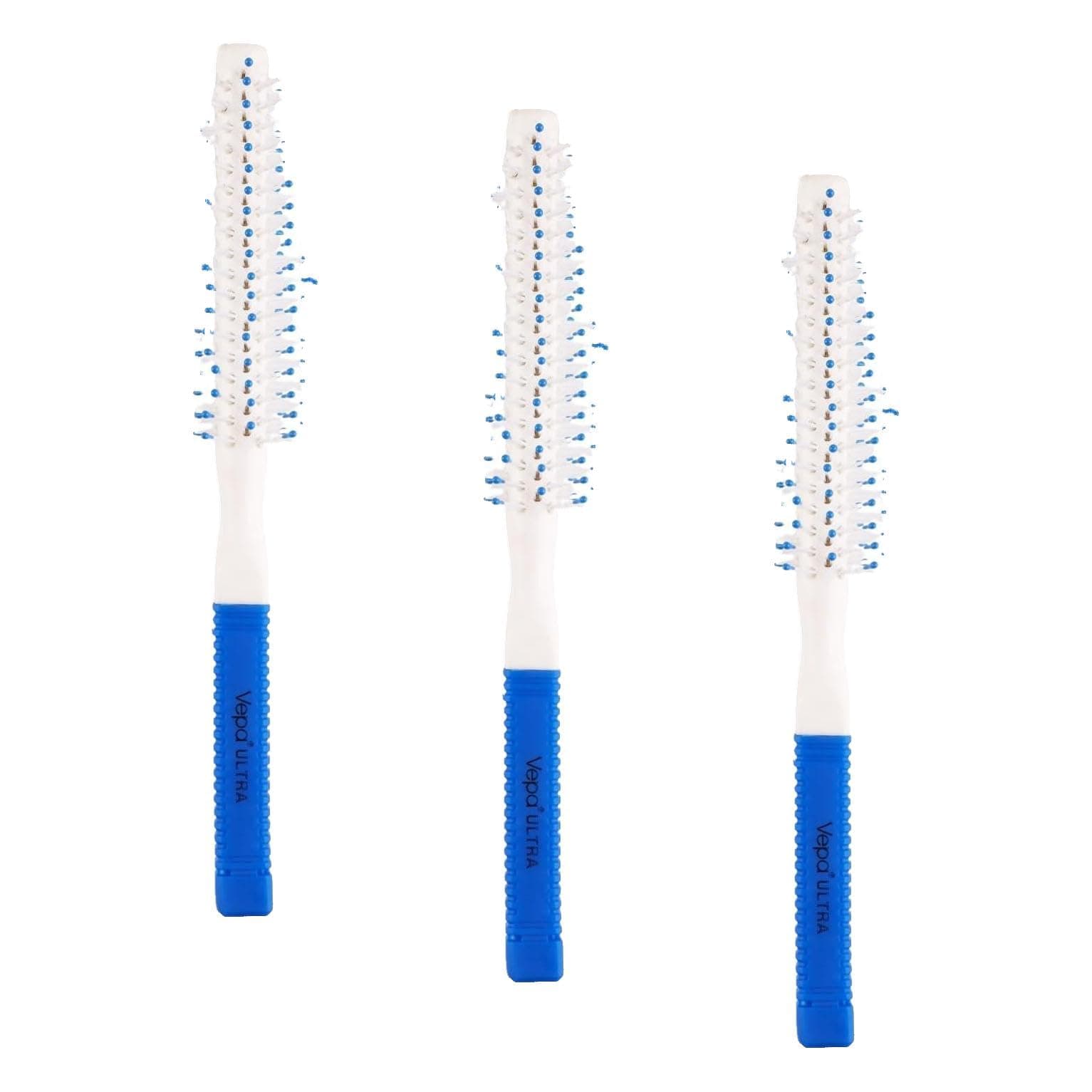 Vepa Ultra Saç Fırçası 320 - Ergonomik, Yağ Dengesi, Rahat Açma (3 paketi)