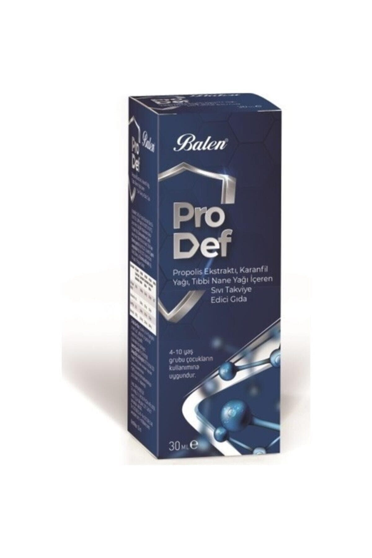 BALEN PRODEF PROPOLİS, KARANFİL YAĞI, TIBBİ NANE YAĞI İÇEREN SIVI TAKVİYE EDİCİ GIDA 30 ML 1 Paket(1 x 1000 g)