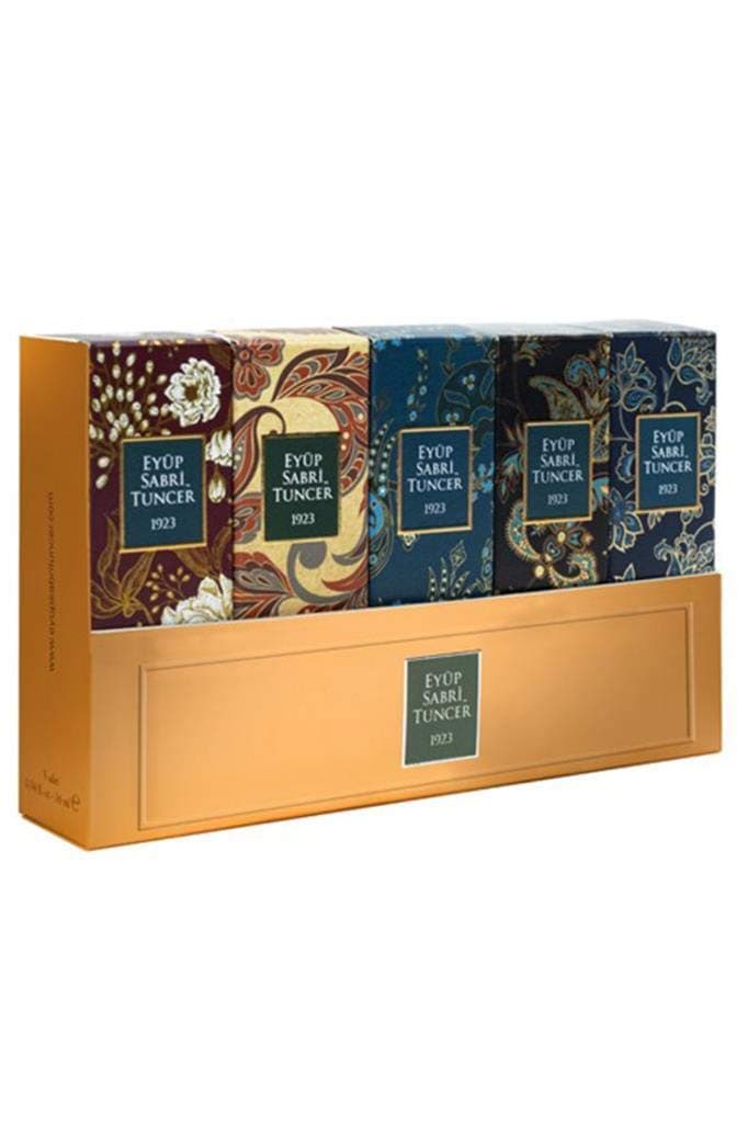 Eyüp Sabri Tuncer 16 ml Silindir Cam Şişe Kolonya 5li Set 4 - Oud Kolonya