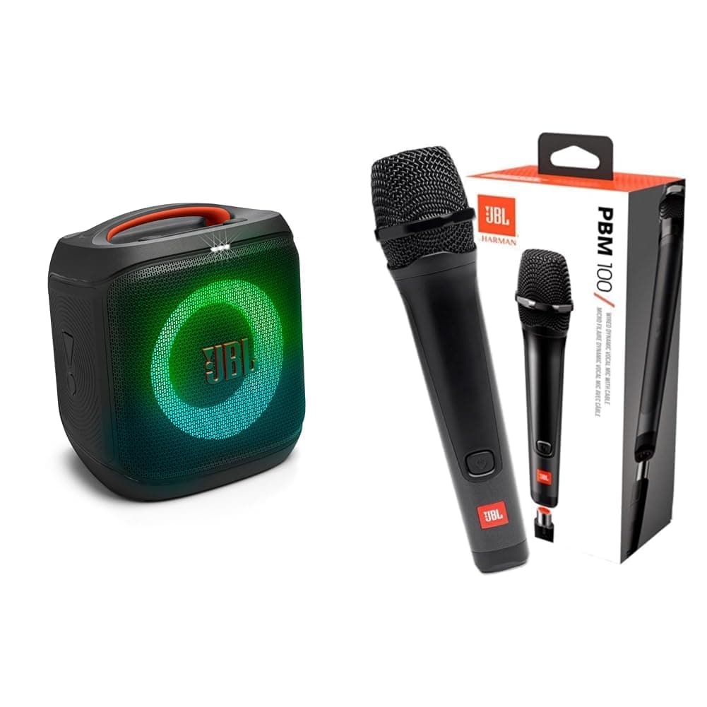 JBL PartyBox Encore Essential 2 Taşınabilir Hoparlör ve Kablolu Mikrofon Seti