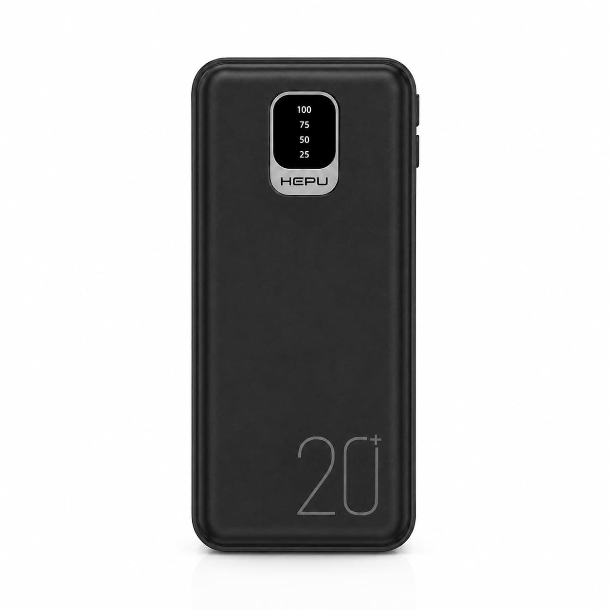 HEPU Titan Series HP-TP02S 20.000 mAh Dahili Entegre Kablolu Hızlı Şarj Powerbank – Qualcomm Quick Charge 3.0 LED Göstergeli Taşınabilir Şarj Cihazı (Siyah)