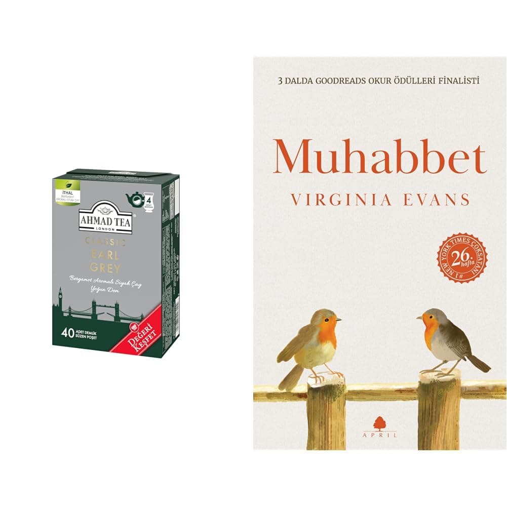 Ahmad Tea Classic Earl Grey 40 Adet Demlik Poşet Çay + Muhabbet Bundle