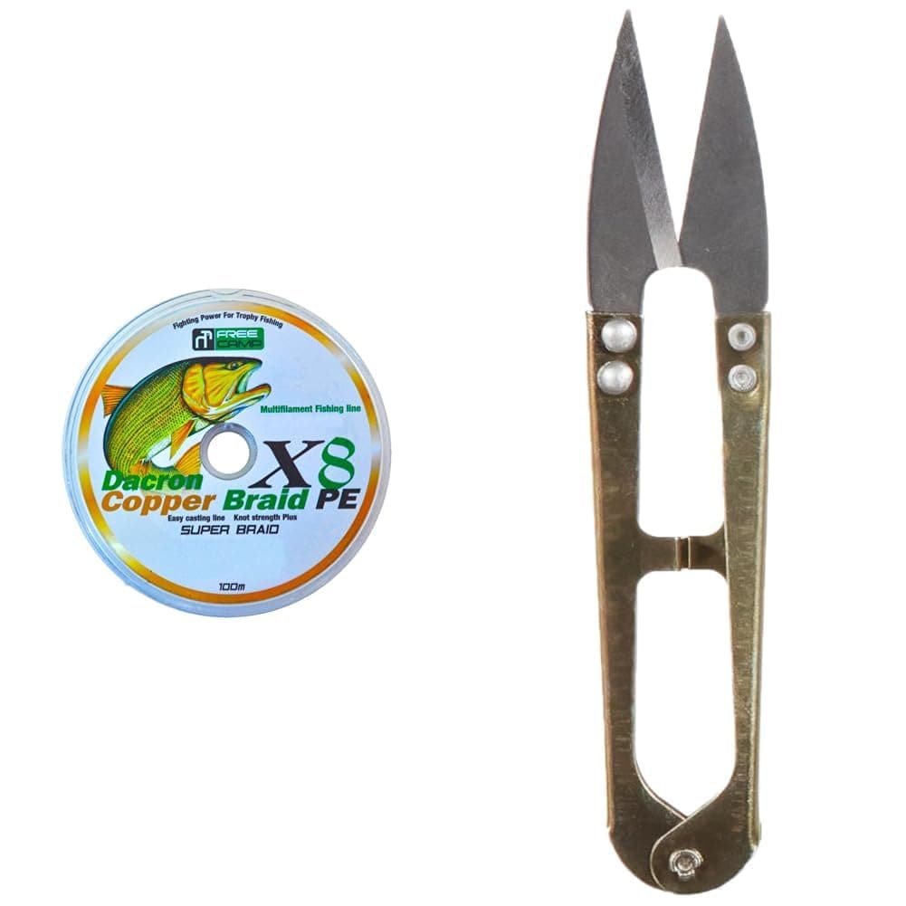 FreeCamp Cino Makas ve Copper 8 Braid Olta Misinası (100m, 0.33mm)