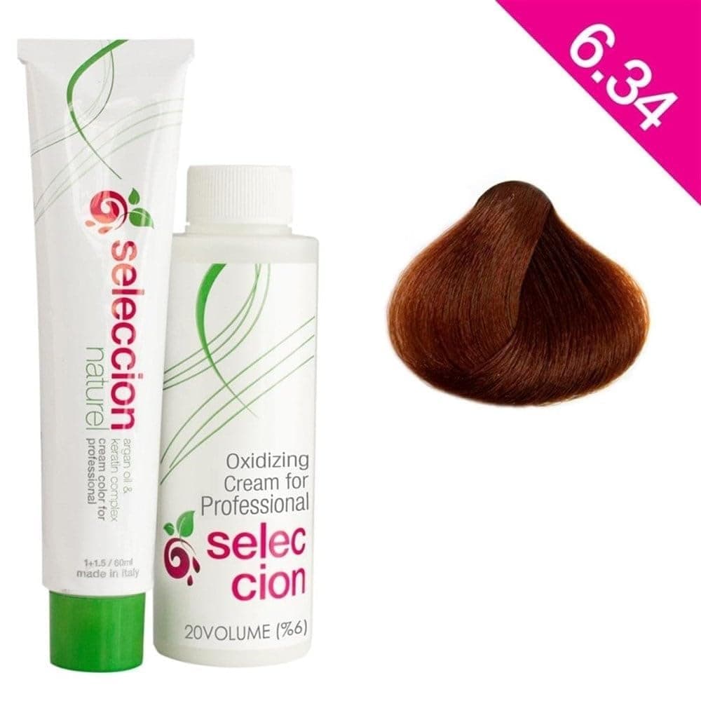 Seleccion Naturel Color 60 ml 6.34 Koyu Kumral Dore Bakır