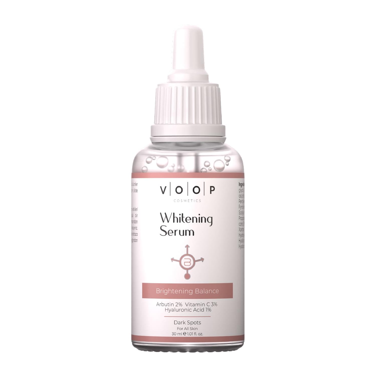 VOOP Whitening, Cilt Tonu Eşitleyici, Koyu Leke Karşıtı Serum 30 ml