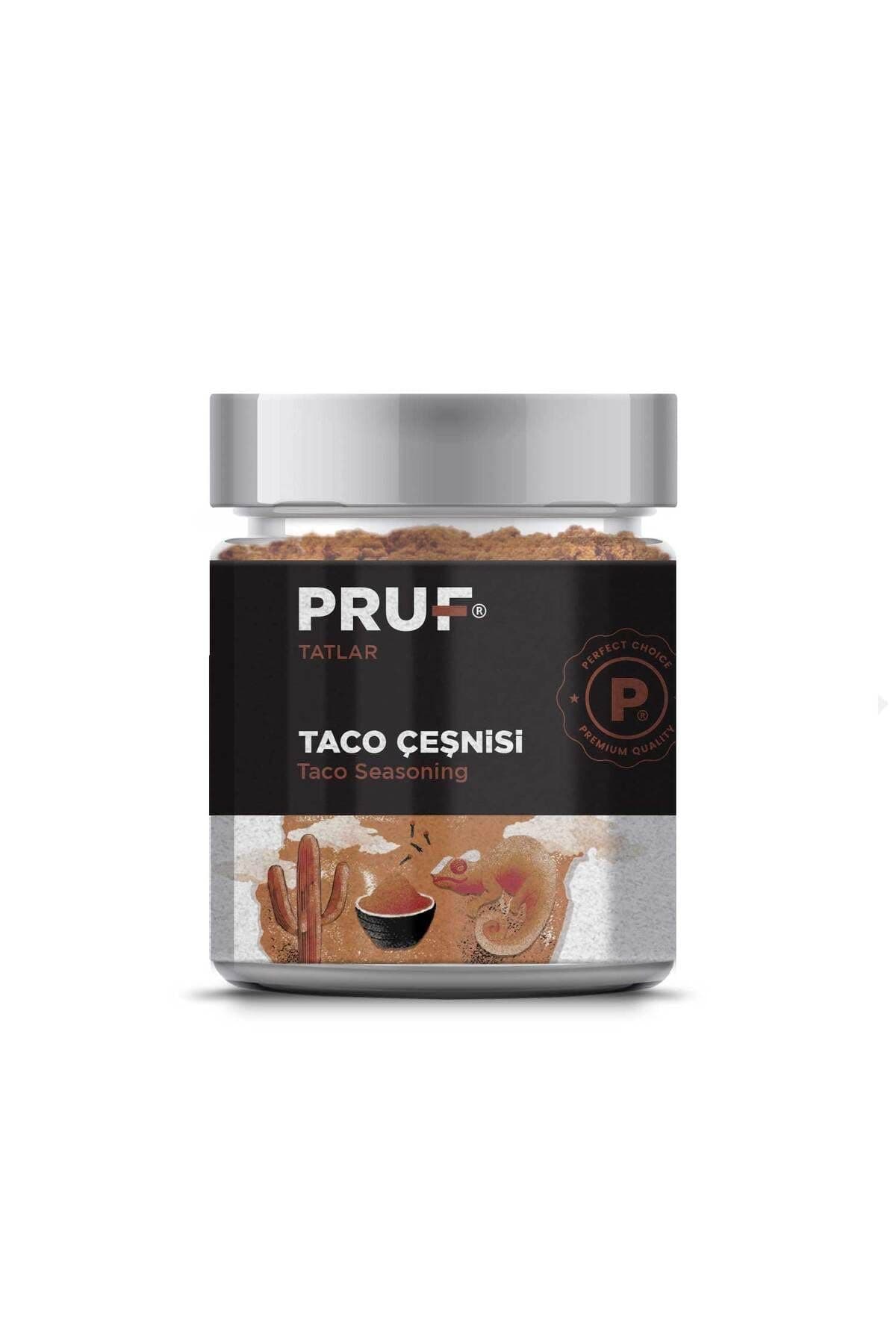 Pruf Taco Çeşnisi/Taco Seasoning 145 Gr. Cam Kavanoz