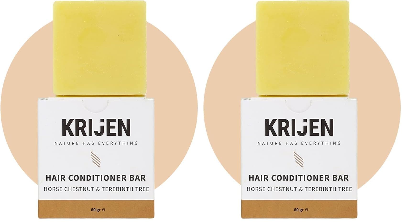 Krijen At Kestanesi & Bıttım Katı Saç Kremi 60 Gr (2 paketi)