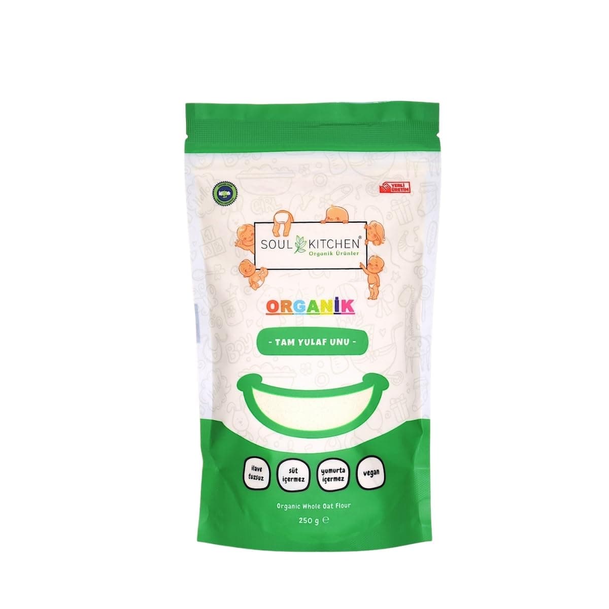 Soul Kitchen Organik Tam Yulaf Unu eko 250gr