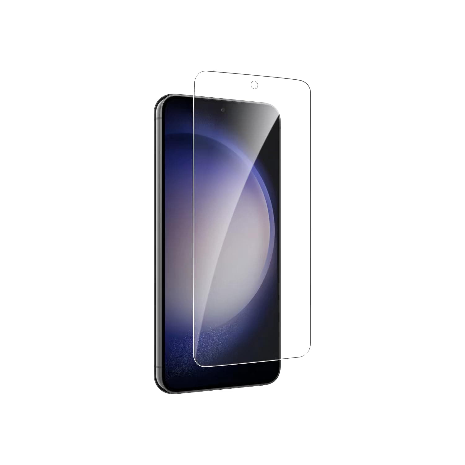 Zore Galaxy ile uyumlu S24 Plus 3D Vov Curve Glass Ekran Koruyucu Siyah