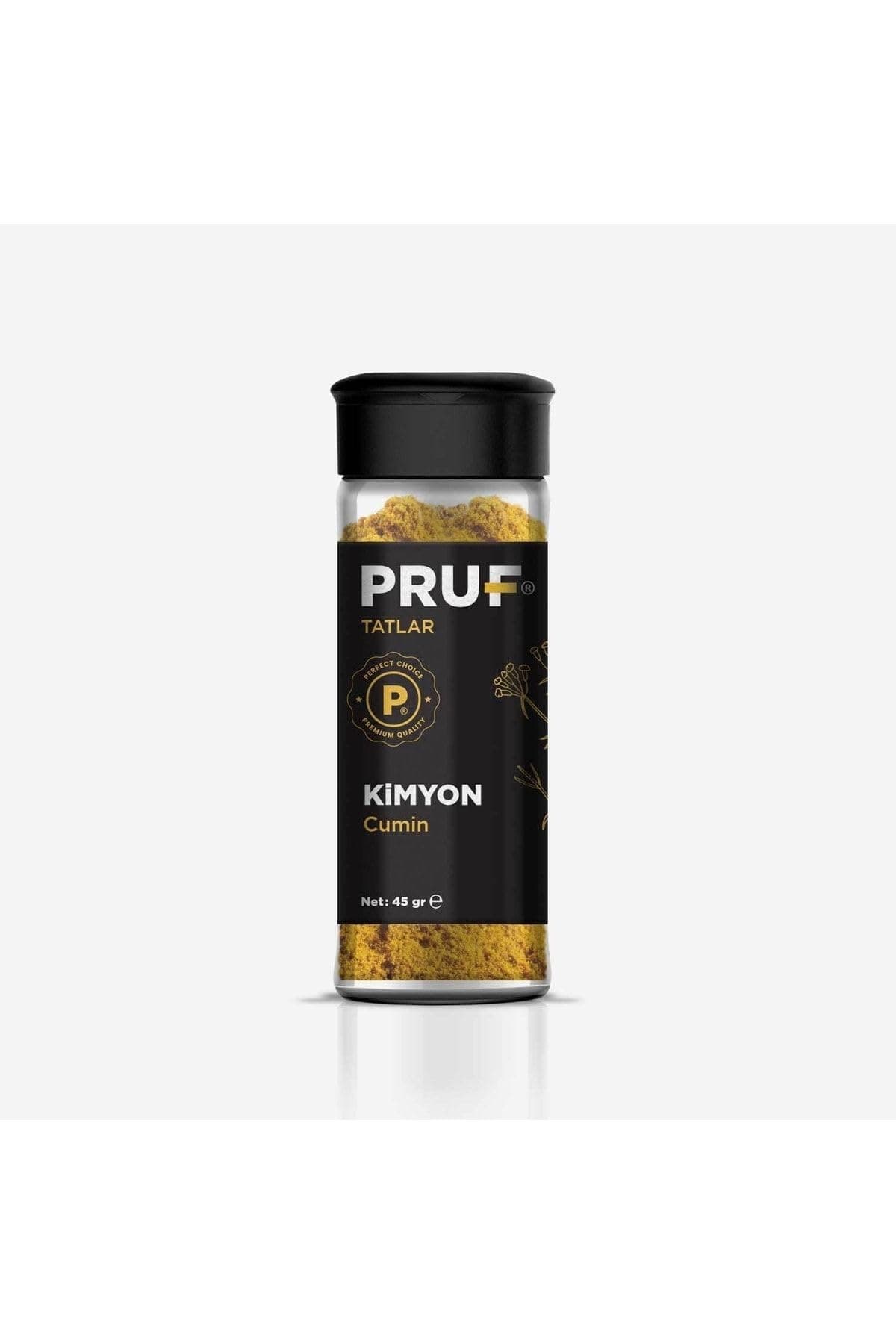 Pruf Kimyon 45Gr. Cam Şişe