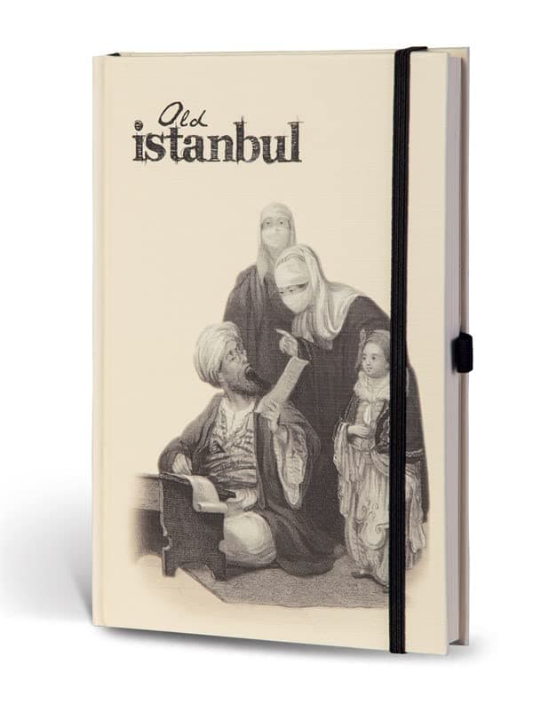 Le Color Eski İstanbul Cep Journal Çizgili Lastikli Arzuhal