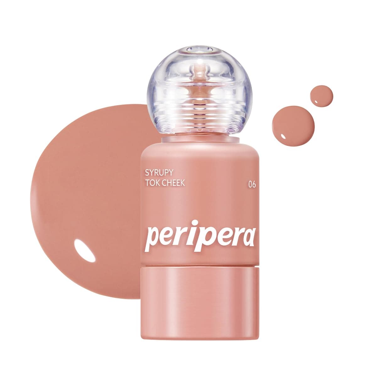 Peripera İnce Yapılı, Ciltle Bütünleşen, Pigmentli Likit Allık Syrupy Tok Cheek (06 Nutty Milktea)