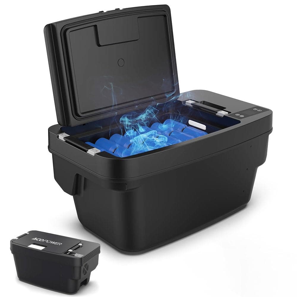 Acopower T35 12/24Volt 33Litre Tesla Model Y ile Uyumlu Kompresörlü Outdoor Oto Buzdolabı