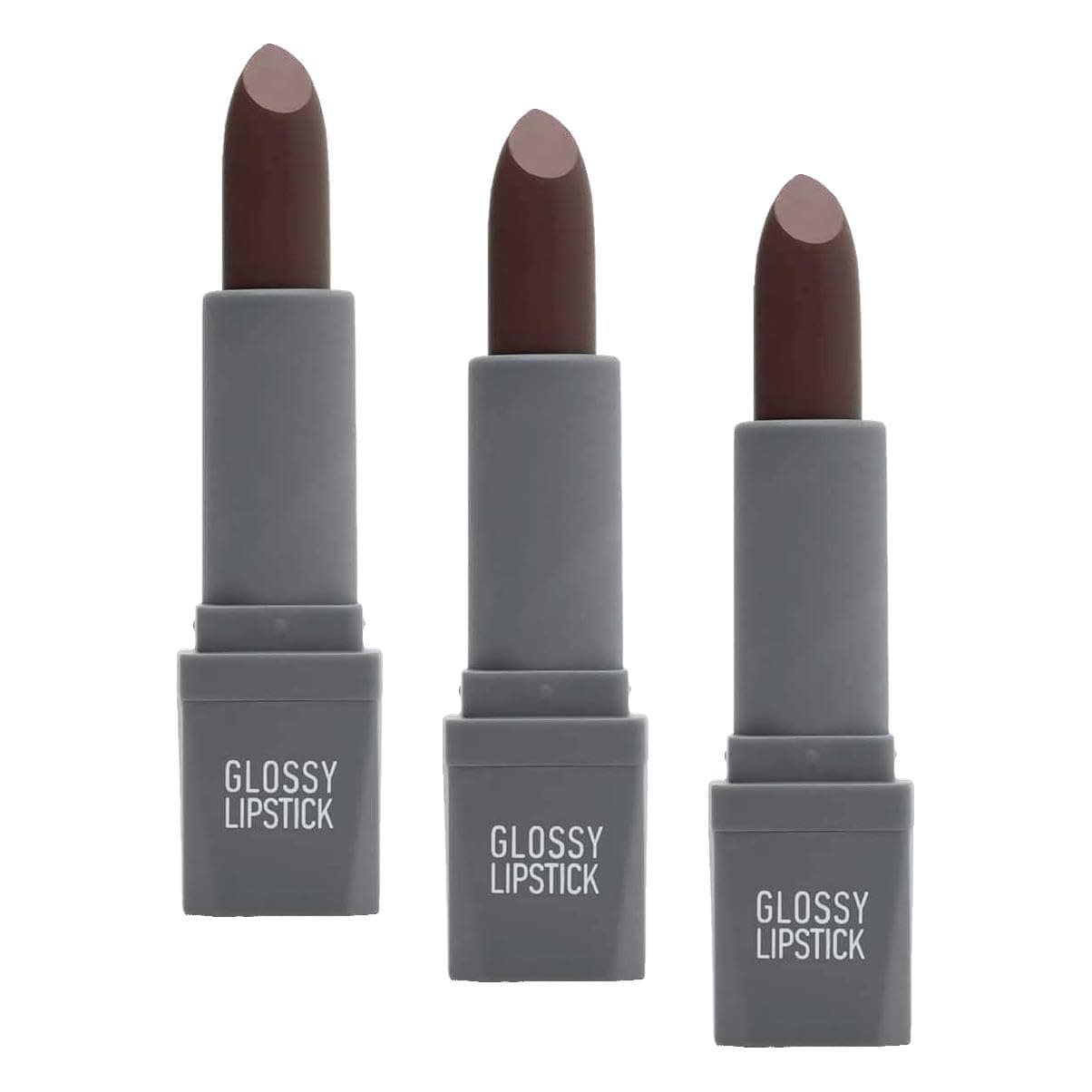 ALIX AVIEN Uzun Süre Kalıcı Yoğun Renk Veren Nemlendirici Parlak Ruj - Glossy Lipstick 316 Dusty Plum (3 paketi)