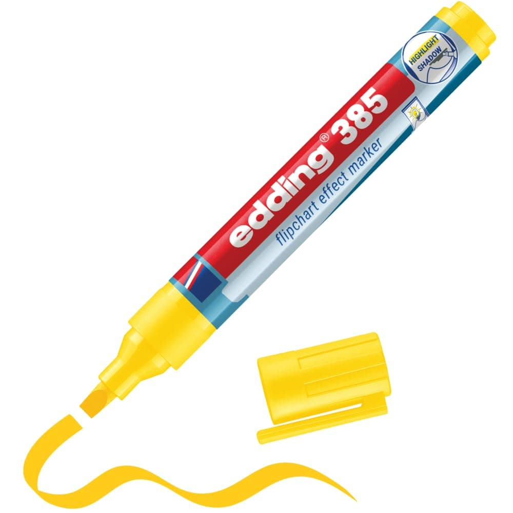 EDDING 385 Flipchart Efekt Markörü Sarı
