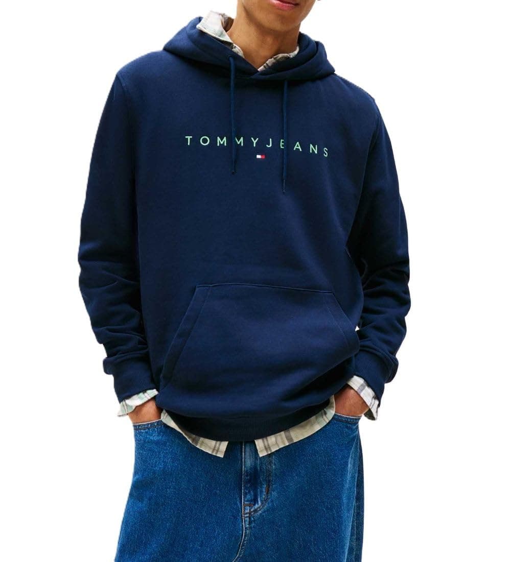 TJM REG LINEAR LOGO HOODIE EXT Sweatshirt Erkek