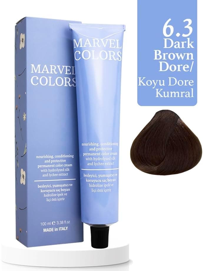 100 ml Tüp Boya 6,3 Koyu Dore Kumral