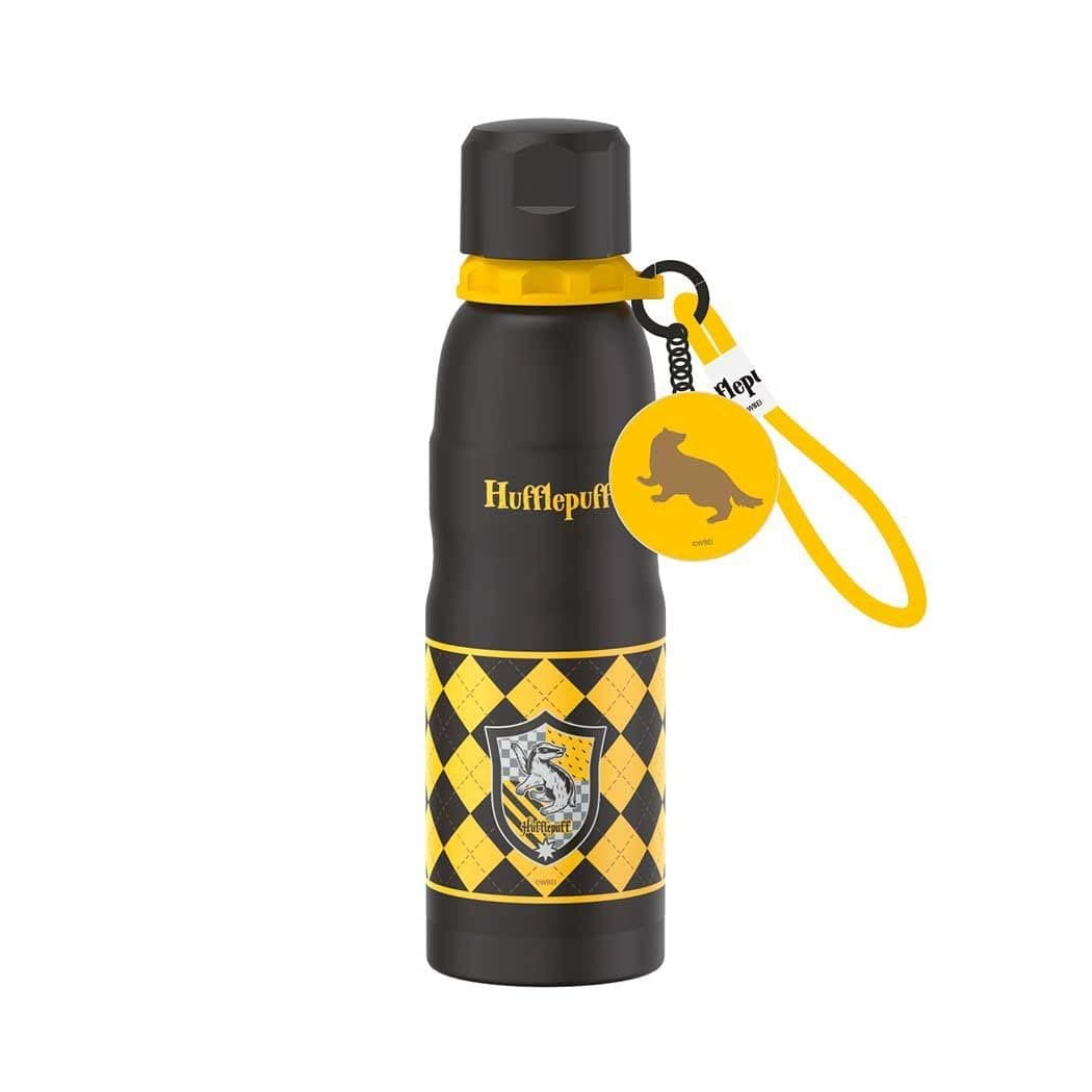Miniso Harry Potter Lisanslı, Uçlu Termos, 600 ml Kapasite, Sarı
