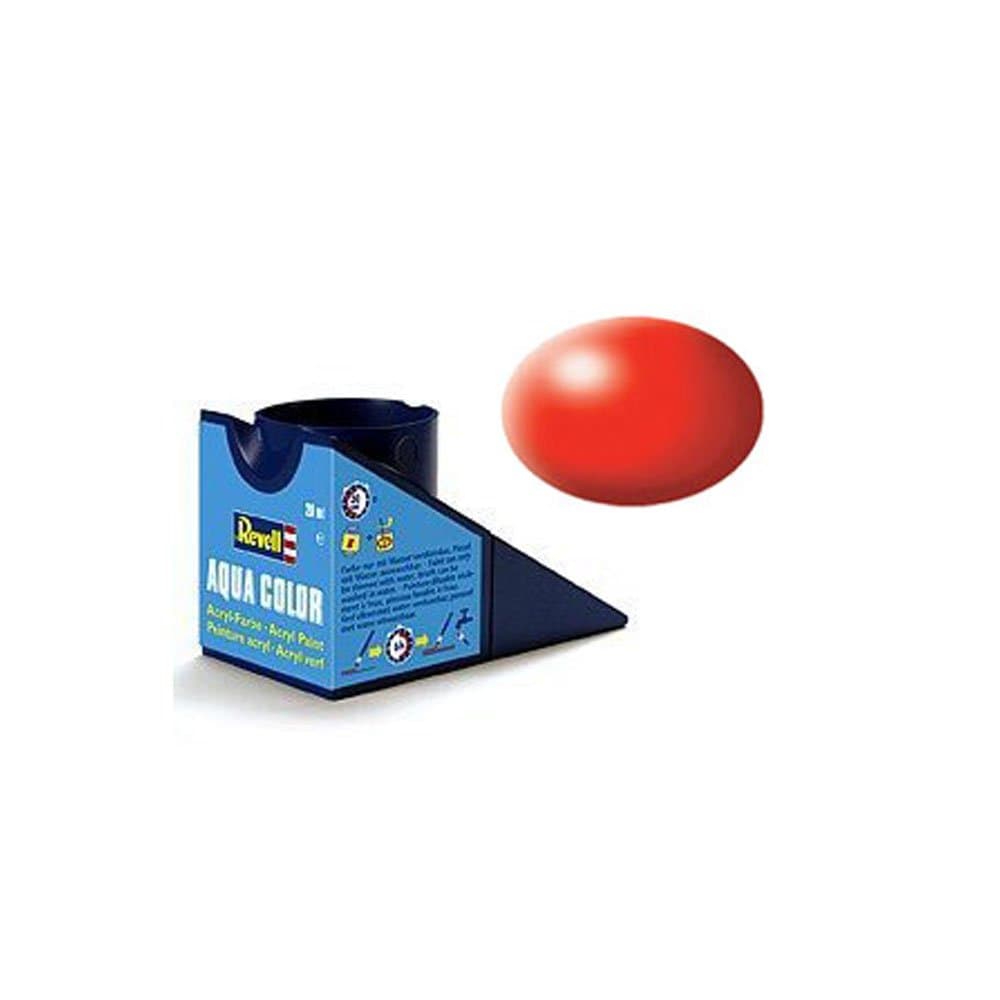 Revell - Su Bazlı Maket Boyası Berrak Kırmızı İpek 18 Ml (36332)