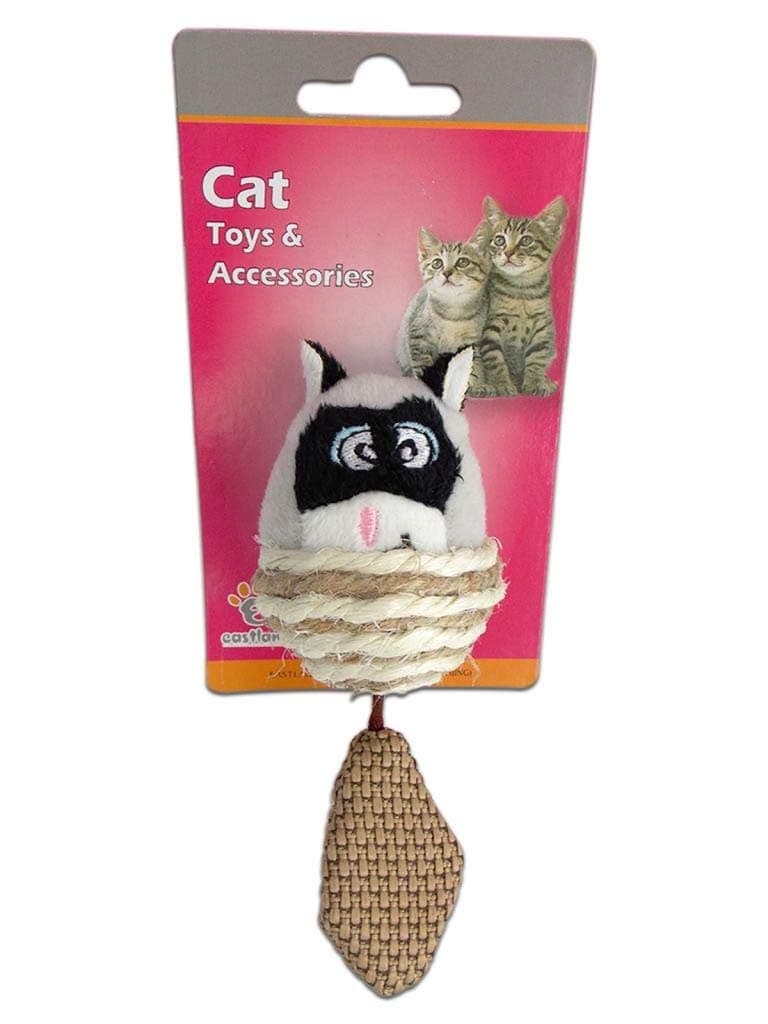 Beeztees Eastland Rakun Şekilli Kedi Oyuncağı, 6.5 Cm