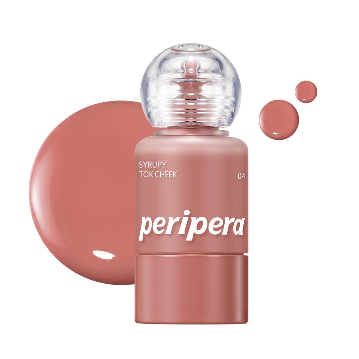Peripera İnce Yapılı, Ciltle Bütünleşen, Pigmentli Likit Allık Syrupy Tok Cheek (04 Sunshine Fig)