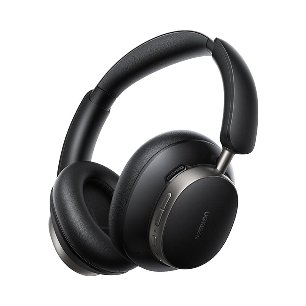 UGREEN HiTune Max6 Studio Pro Hibrit Aktif Gürültü Engelleyici Kablosuz Kulak Üstü Kulaklık, 100 Saat Çalma Süresi, Siyah, 55687