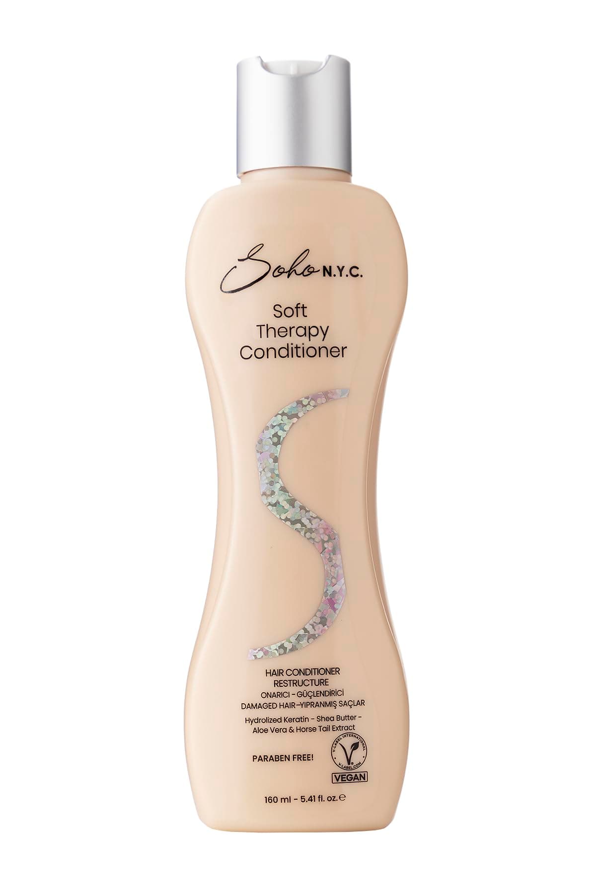 SOHO N.Y.C. Saç Kremi-Soft Therapy-Onarıcı (Aşırı Yıpranmış Saçlar) 160 ml