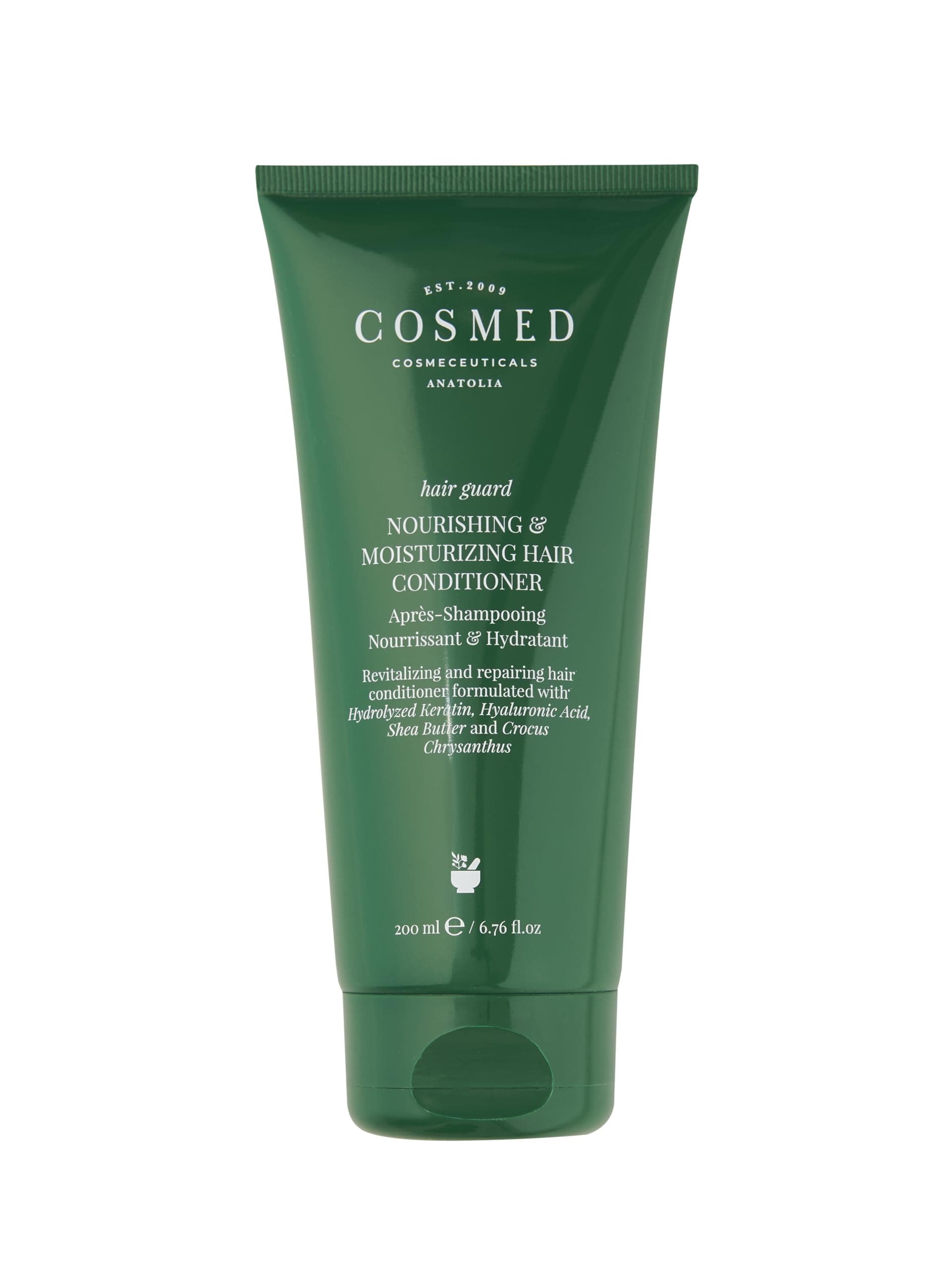 Cosmed Yıpranmış Saçlar İçin Keratin İçeren Nemlendirici Saç Bakım Kremi 200 ml