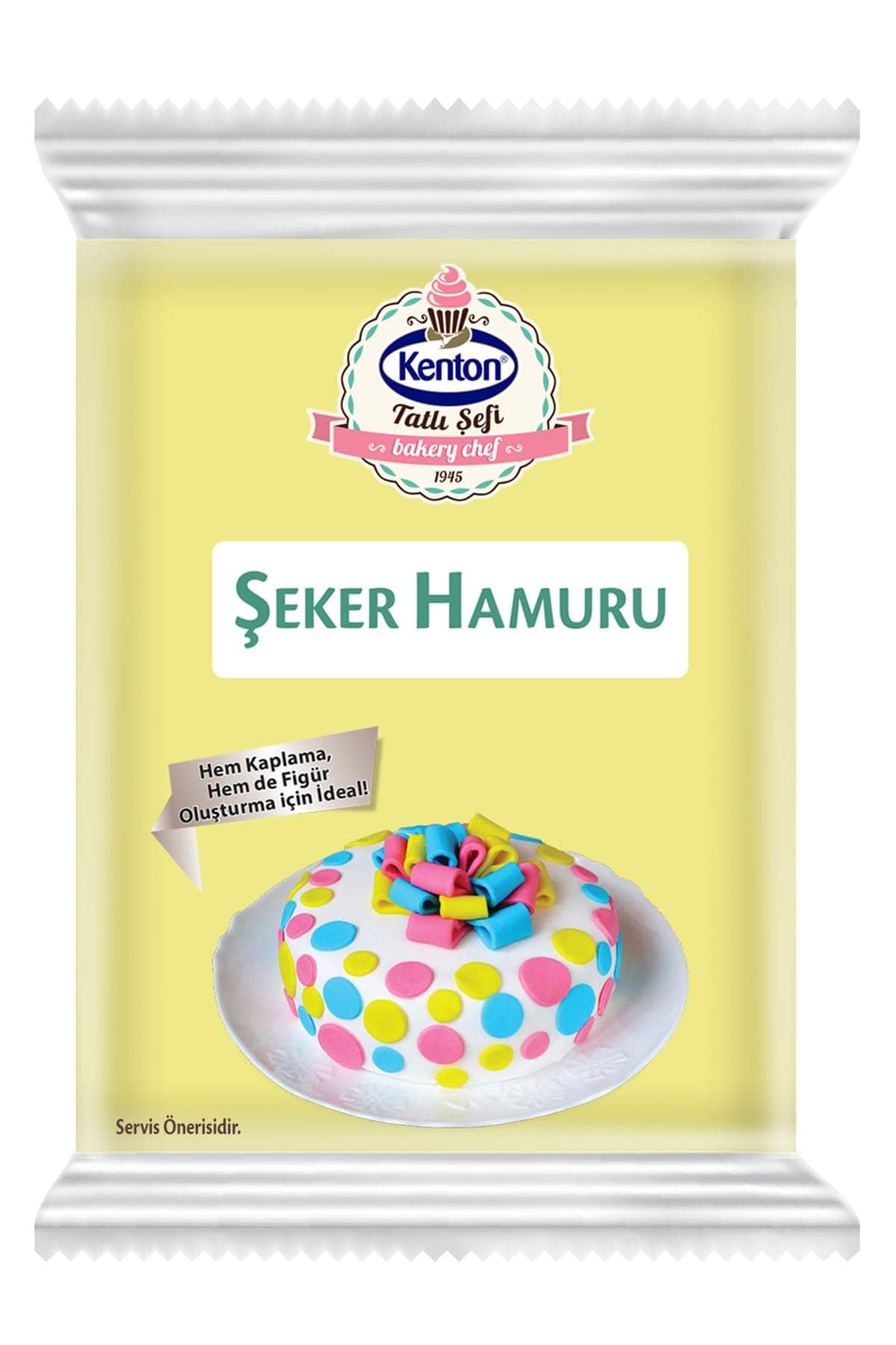 Kenton Tatlı Şefi Sarı Şeker Hamuru 200g
