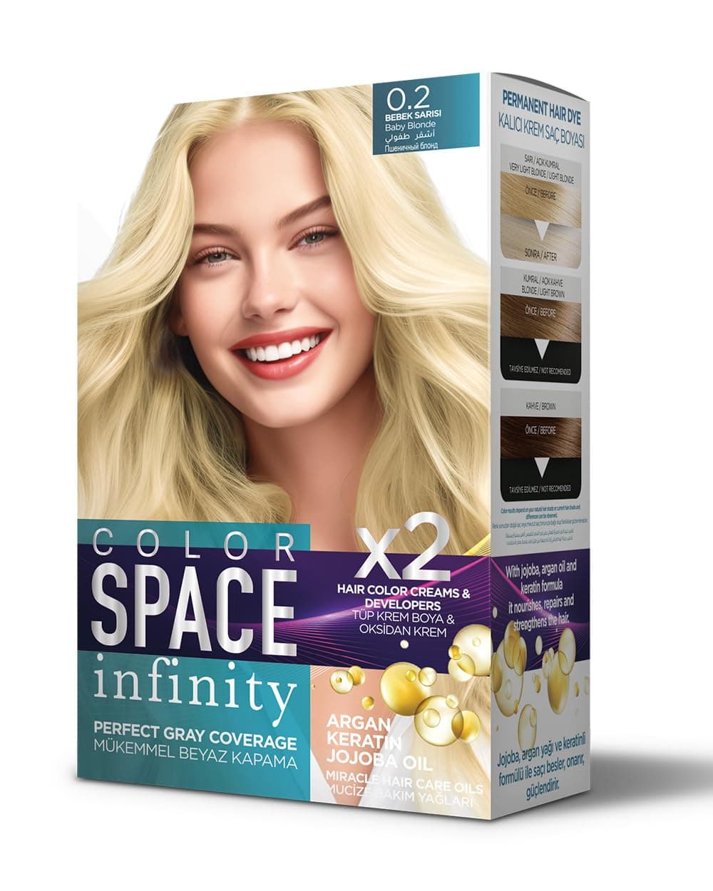 Color Space Infınıty Set Saç Boyası 0.2 Bebek Sarısı