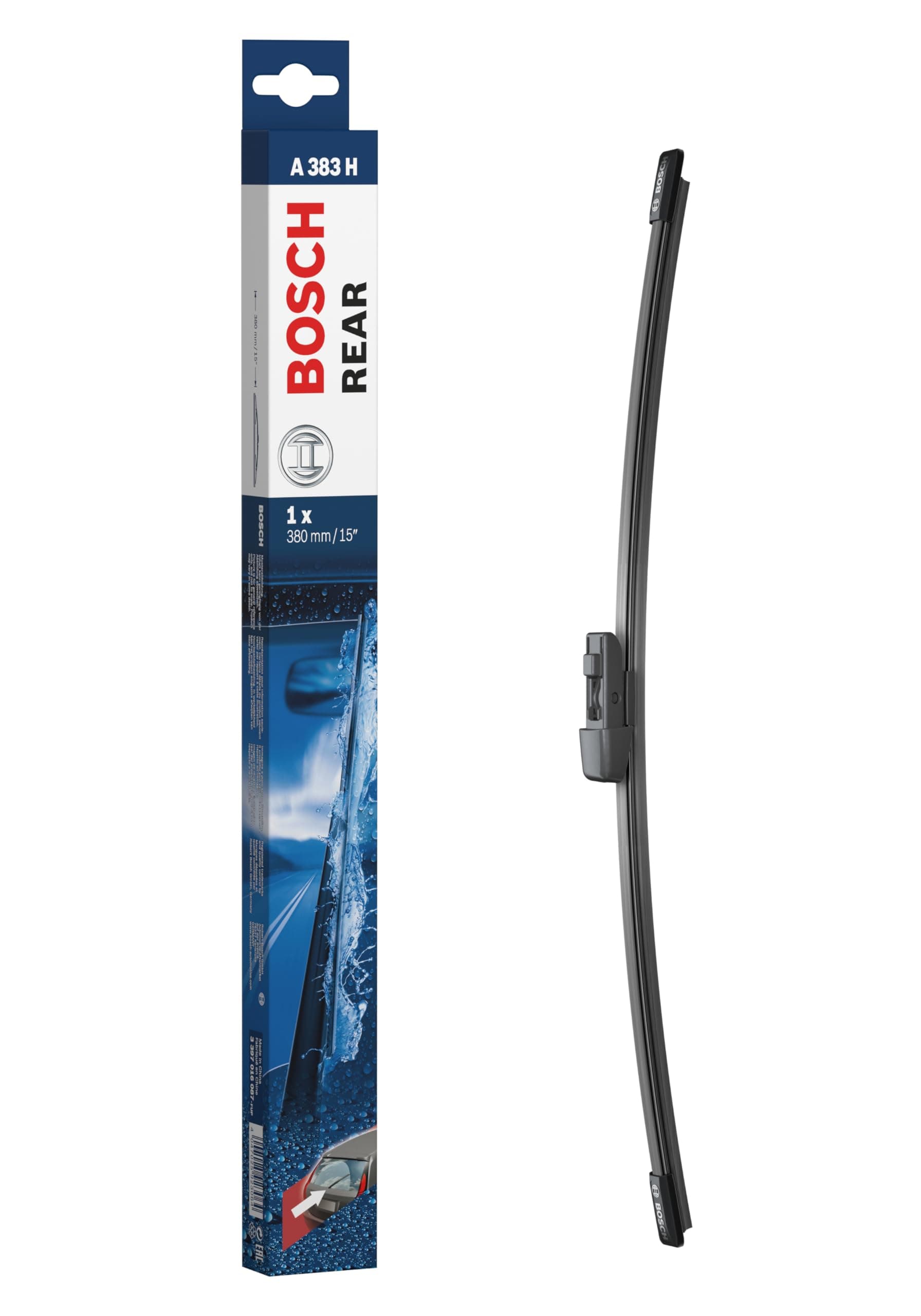 BOSCH Rear Aerotwin Arka Silecek Vw Tiguan (2016-2022), Seat Tarraco (2018-2024), Leon SC (2013-2018), Skoda Fabia Station Wagon (2014-2022) [380 mm] A383H 3397016087