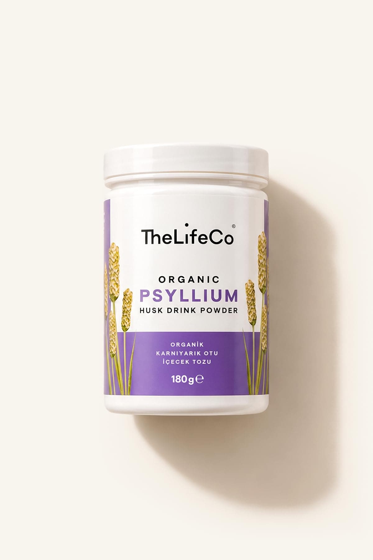 TheLifeCo Organik Psyllium Karnıyarık Otu Içecek Tozu 180 Gr