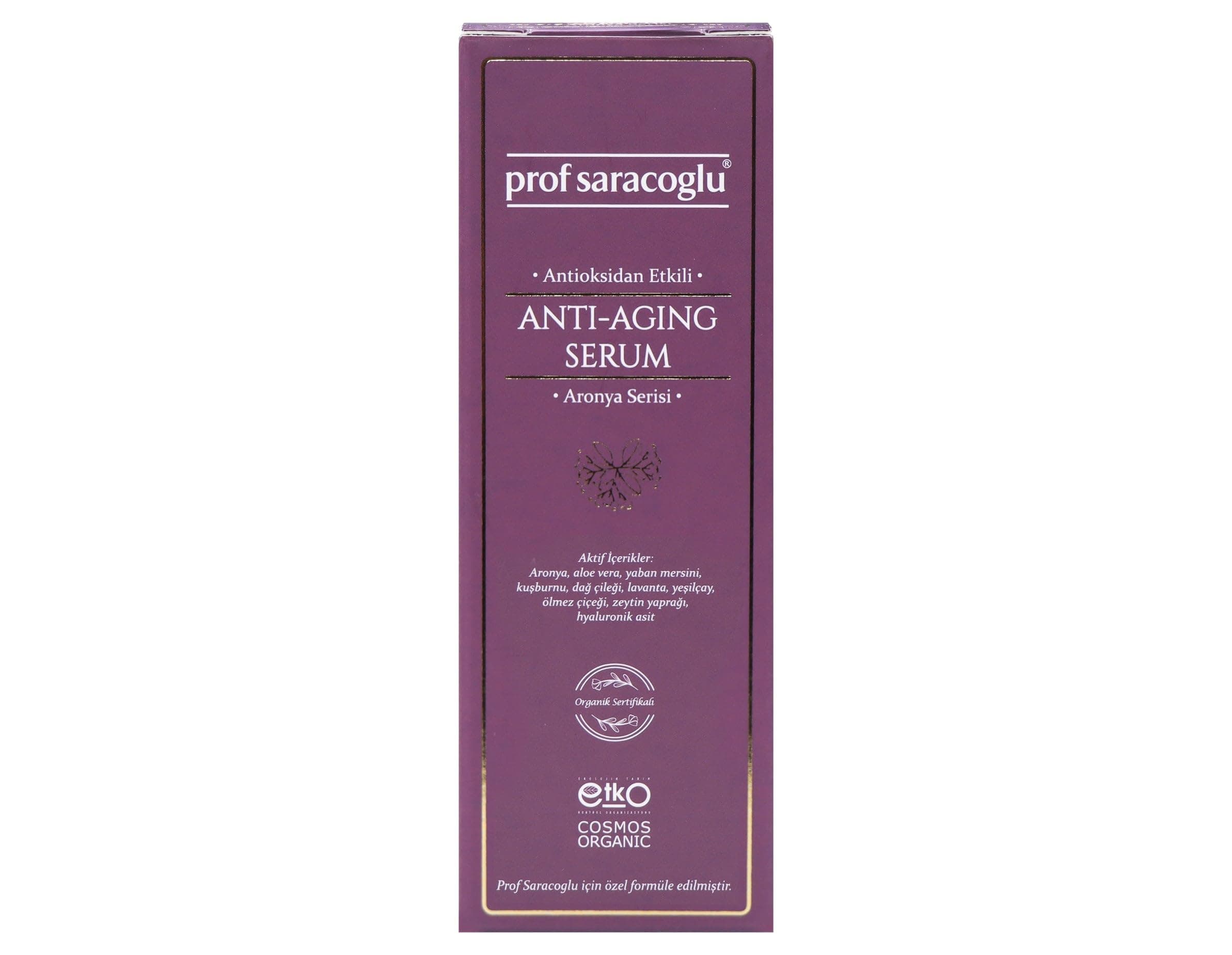 Prof Saracoglu Organik Sertifikalı Aronia Anti-aging Serum-20 mL