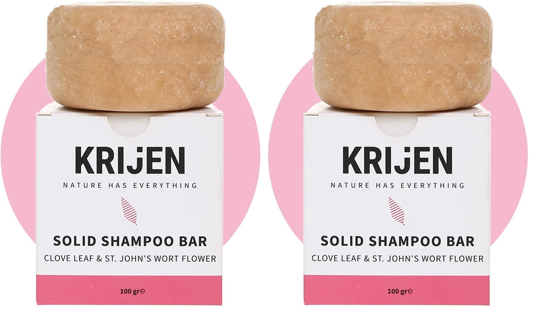 Krijen Karanfil & Kantaron Katı Şampuan 100 gr (2 paketi)