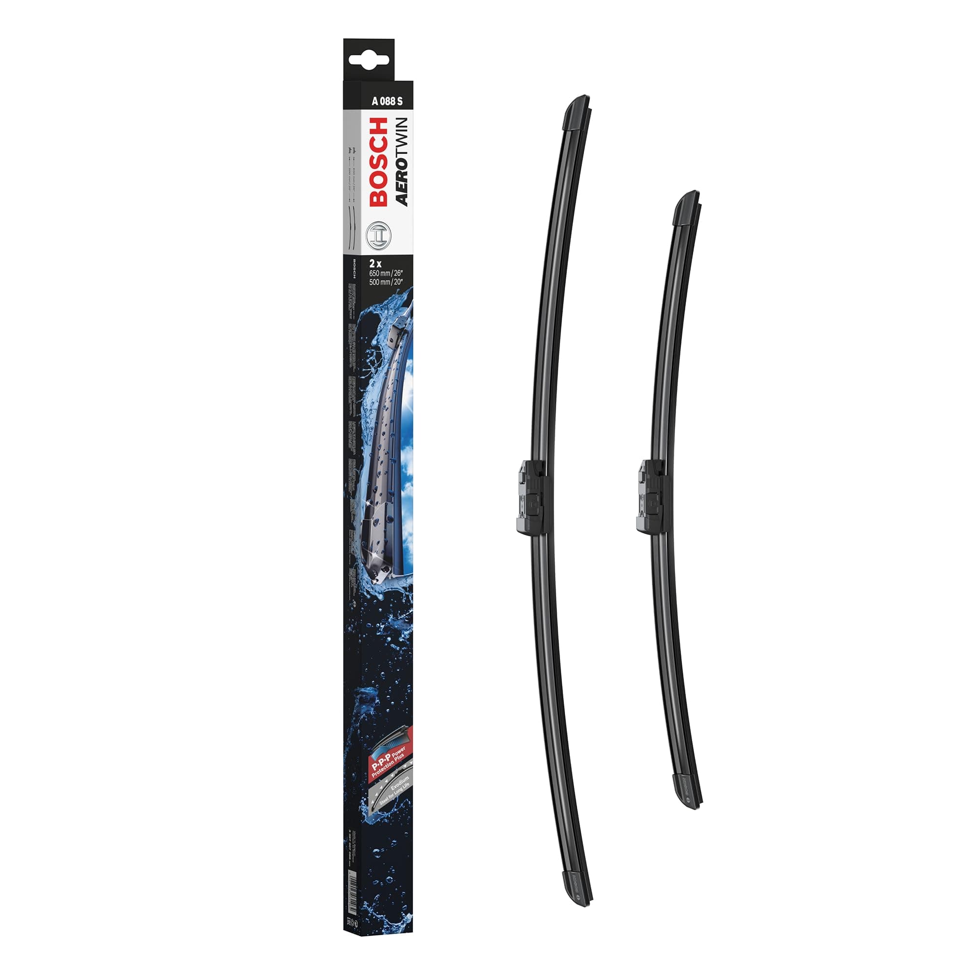 Bosch Aerotwin Silecek Seti Togg T10X (2023-) T10F (2025-), Ford Focus 4 (2019-2022), Volvo XC60 (2009-2017) [650/500 mm] A088S 3397007088