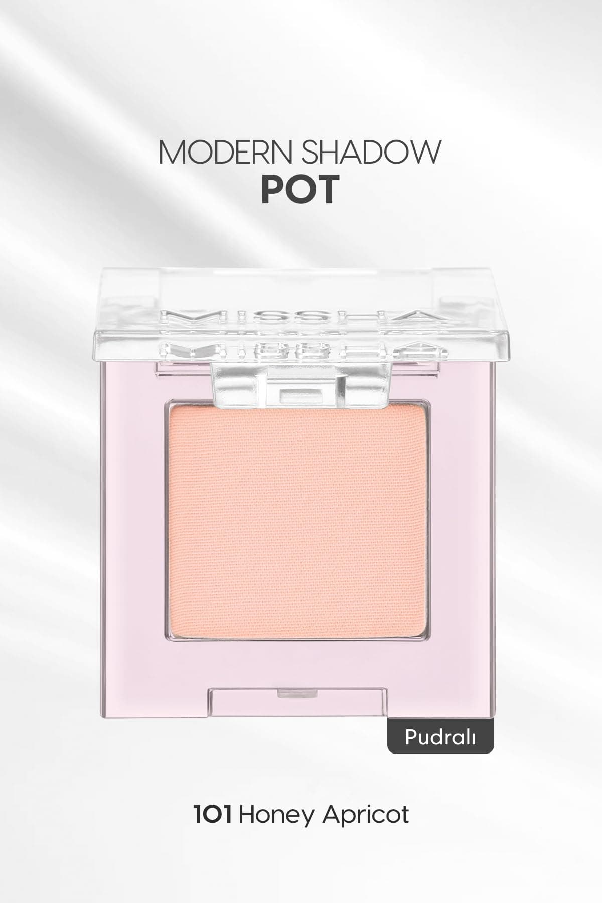 MISSHA Mat Pudra Dokulu Tekli Göz Farı Modern Pot (101 Honey Apricot) 101 Honey Apricot