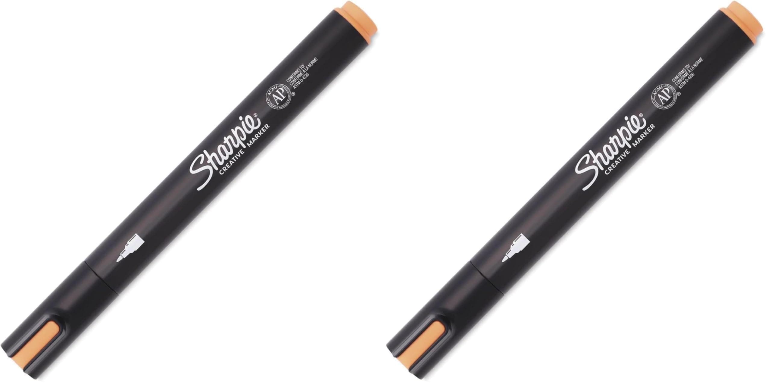 SHARPIE Akrilik markör, Yuvarlak uç, Turuncu (2 paketi)
