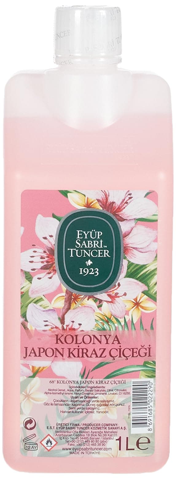 Eyüp Sabri Tuncer Japon Kiraz Çiçeği Kolonyası Bidon (1 Lt)