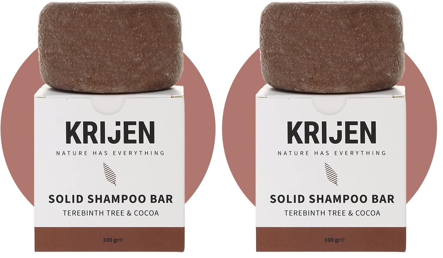 Krijen Kakao & Bıttım(MENENGİÇ) Katı Şampuan 100gr (2 paketi)