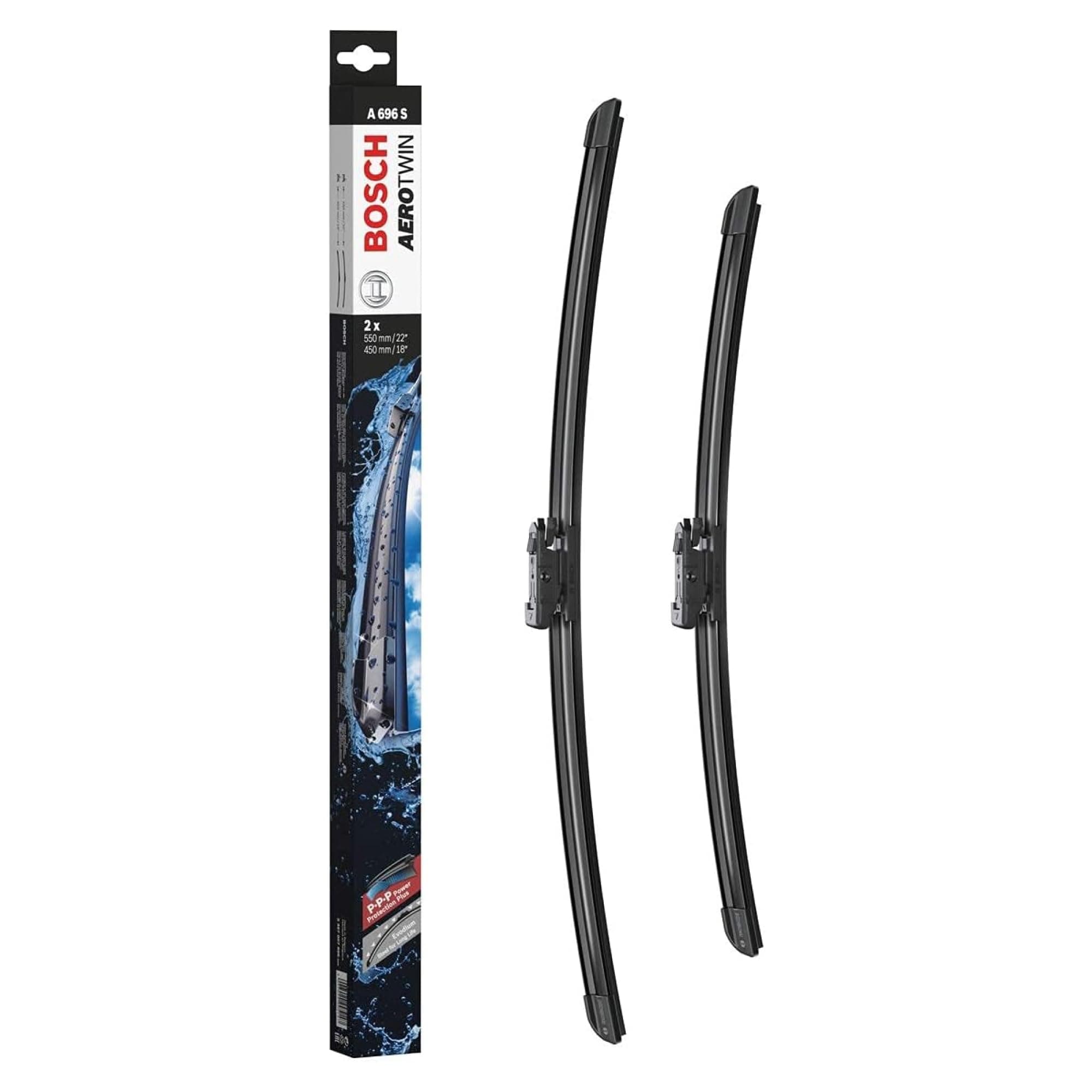 BOSCH Aerotwin Silecek Seti Bmw 1 Serisi F20-F21 (2012-2019), 2 Serisi F22-23 (2014-2019) [550/450 mm] A696S 3397007696