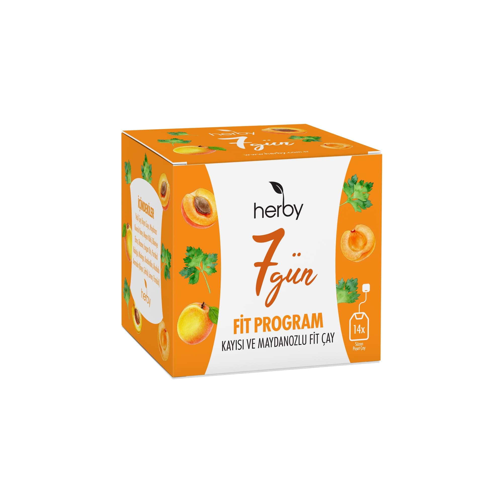 Herby 7 Gün Fit Program - Kayısı ve Maydanozlu Fit Çay
