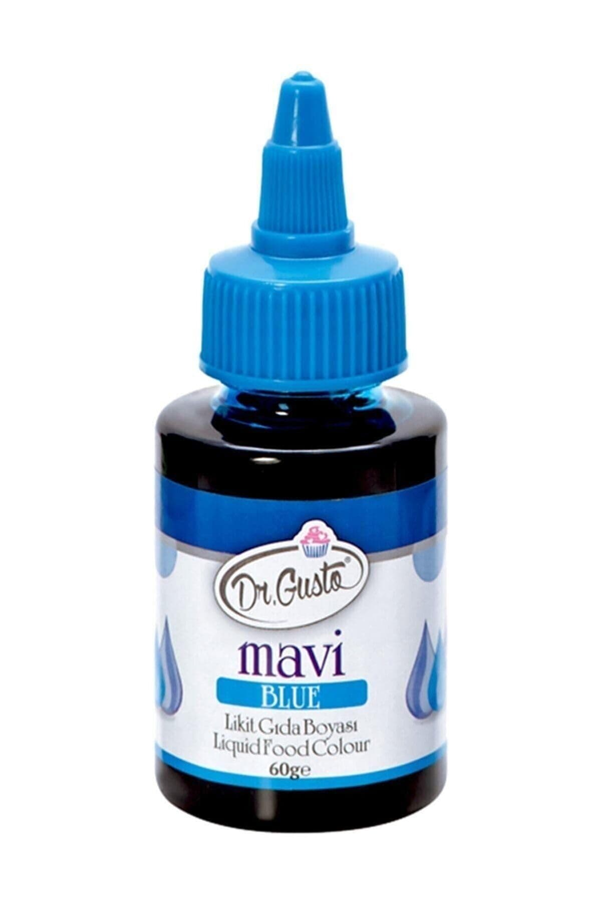 Dr.Gusto Su Bazlı Likit Gıda Boyası 60 Gr Mavi