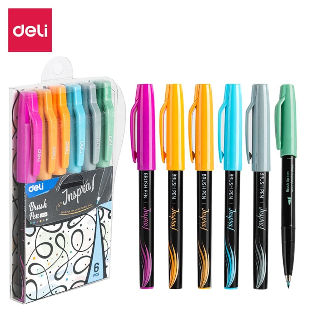 Deli Pigment/Fineliner 6'lı Paket
