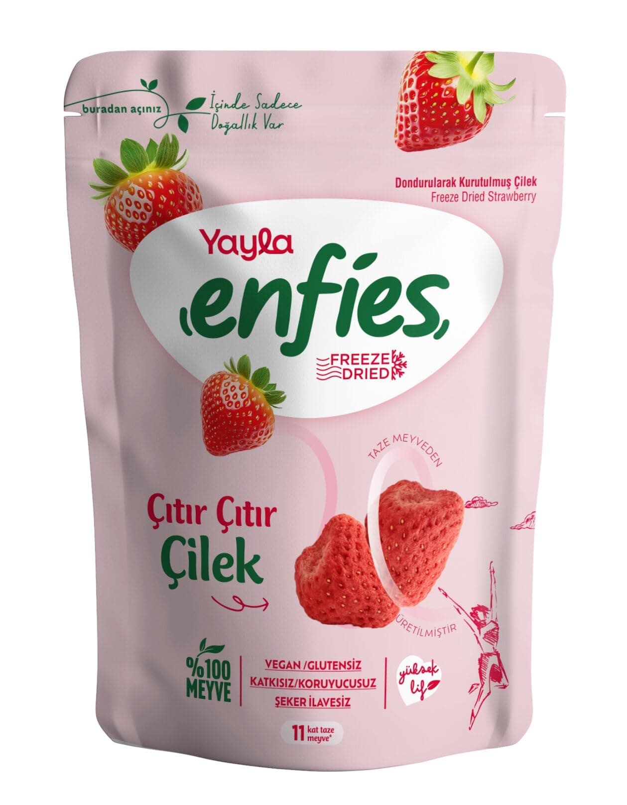 Yayla Enfies Freeze Dried Çilek
