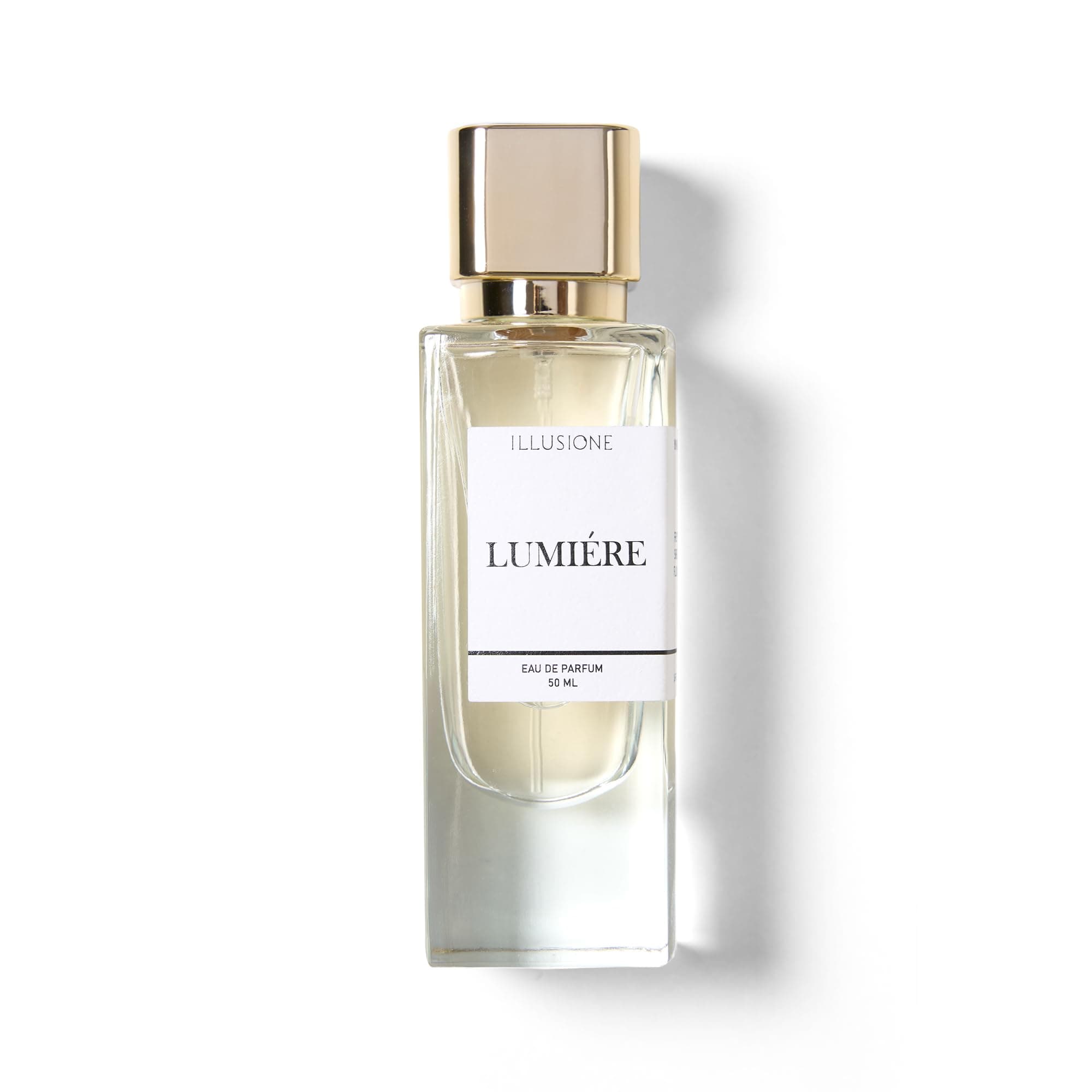 ILLUSIONE Lumiére EDP Kadın Parfüm 50 ml | Tatlı - Vanilya - Gurme | Narenciye, Müge, Orkide, Misk
