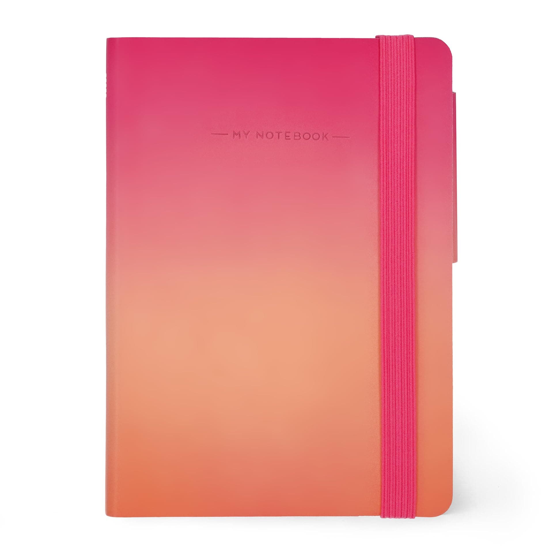 Legami - Not Defteri Beyaz Sayfa, Küçük Boyut, My Notebook Fildişi Kağıdından 90 g/m², 192 Sayfa, Yumuşak Kapak, Lastik Bant, Boyut 9,5 x 13,5 cm, Golden Hour